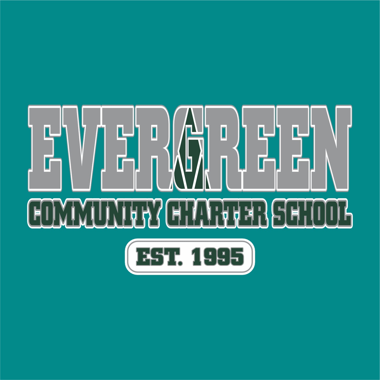 Evergreen Comm Charter Short Sleeve T-shirt - Des. B
