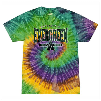 Evergreen Comm Charter Tie-Dye T-shirt - Des. A
