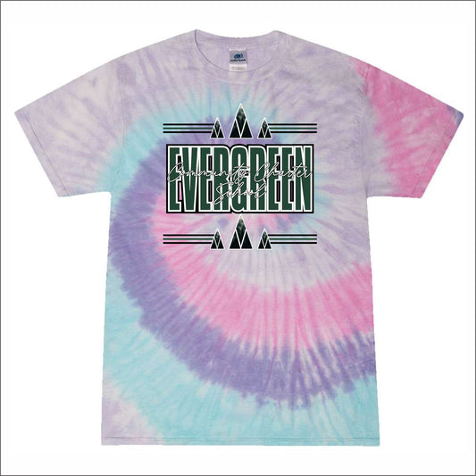 Evergreen Comm Charter Tie-Dye T-shirt - Des. B