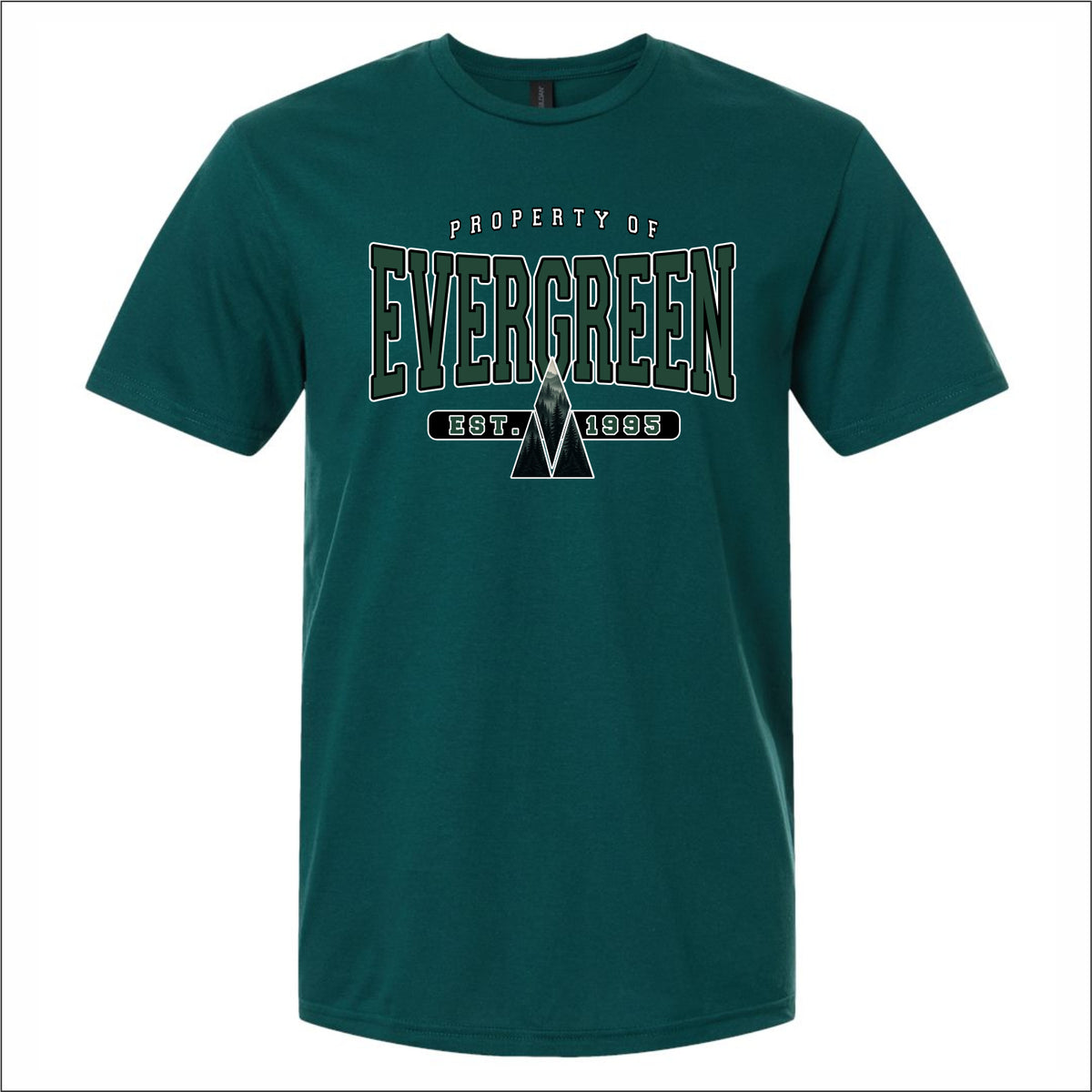 Evergreen Comm Charter Gildan Softstyle Short Sleeve T-shirt - Des. A