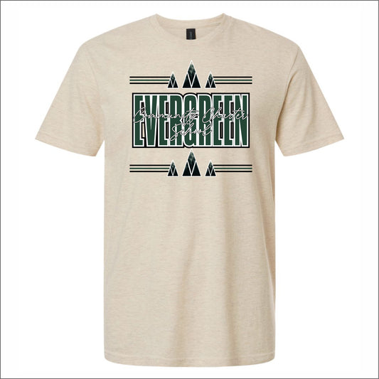 Evergreen Comm Charter Gildan Softstyle Short Sleeve T-shirt - Des. B