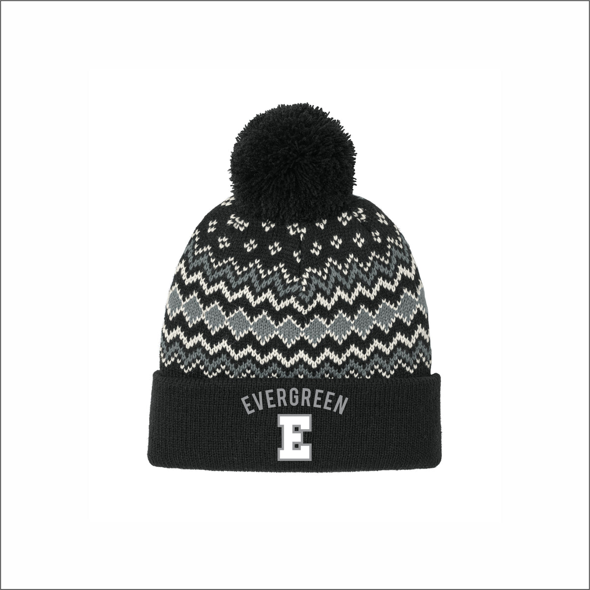 Evergreen Comm Charter Alpine Pom Beanie