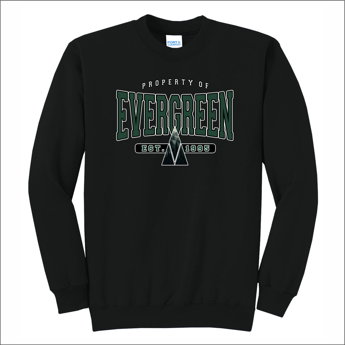 Evergreen Comm Charter Crewneck Sweatshirt - Des. A