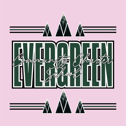 Evergreen Comm Charter Gildan Softstyle Short Sleeve T-shirt - Des. B
