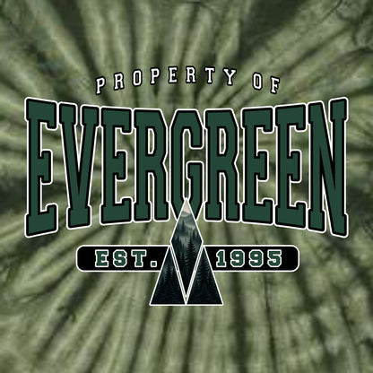 Evergreen Comm Charter Tie-Dye T-shirt - Des. A
