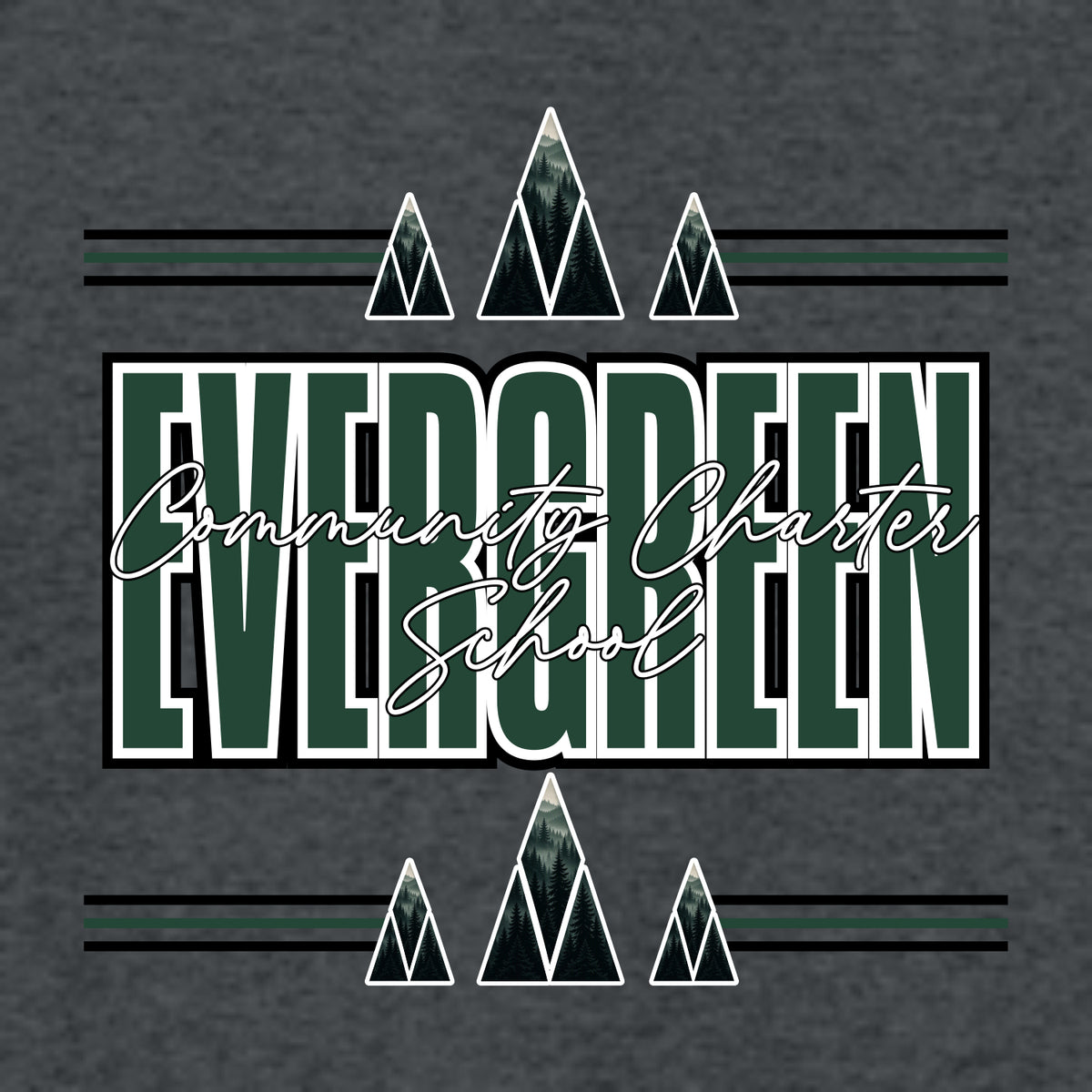 Evergreen Comm Charter Sweatshirt Blanket