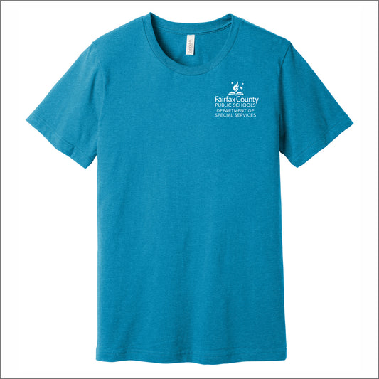 FCPS DSS Heathered Soft Jersey Short Sleeve T-shirt