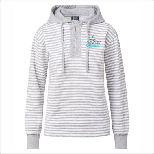 FCPS DSS Ladies Alina Henley Hooded Sweatshirt