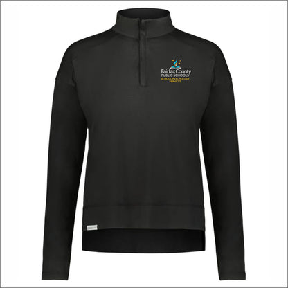 FCPS School Psych Ladies Ventura Soft Knit 1/4 Zip Pullover