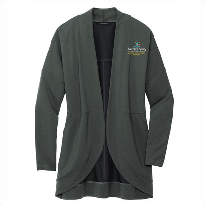 FCPS School Psych Ladies Stretch Open Front Cardigan