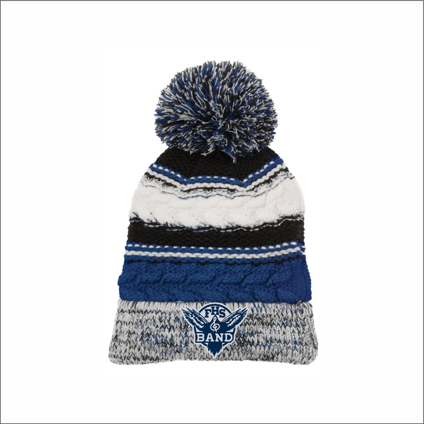 FHS Flyers Band Chunky Pom Pom Team Beanie