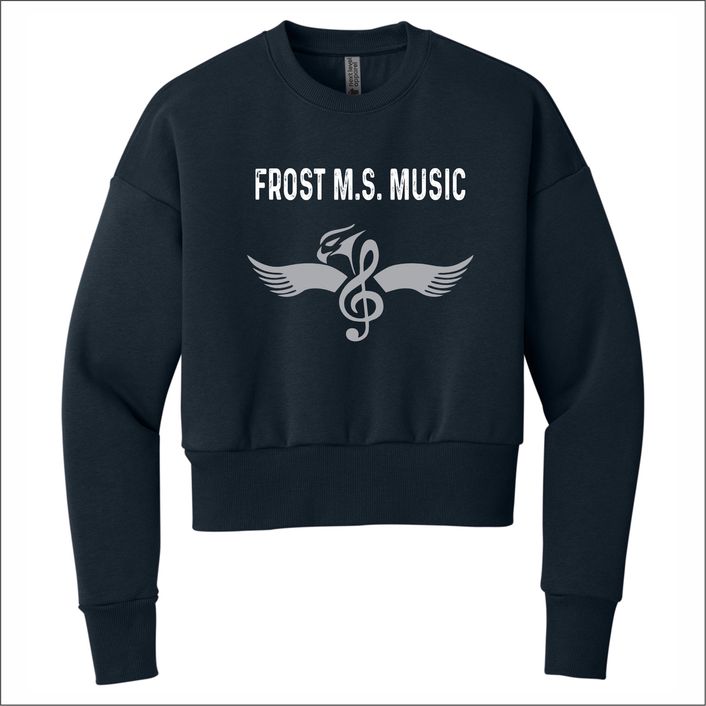 Frost MS Music Ladies Heavyweight Crewneck Sweatshirt