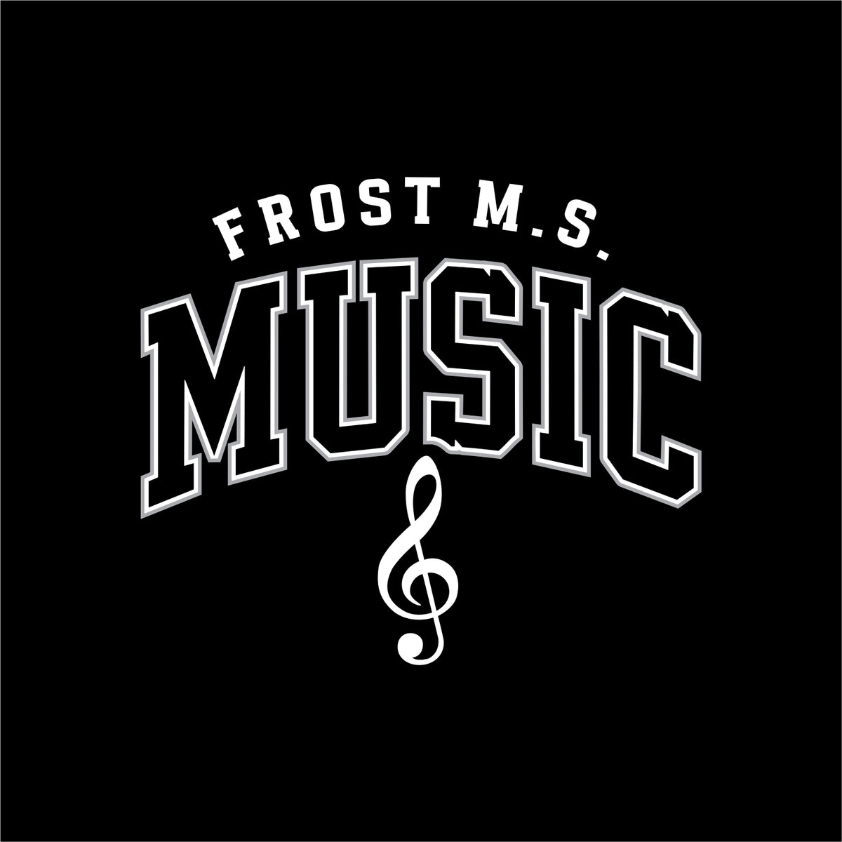 Frost MS Music Ladies/Girls Camo Running Shorts