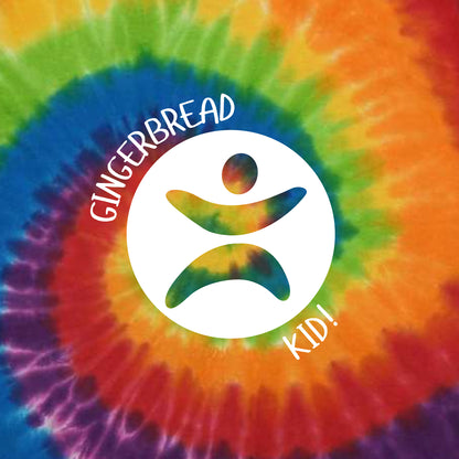 Friends of Gingerbread Toddler Tie-Dyed T-Shirt