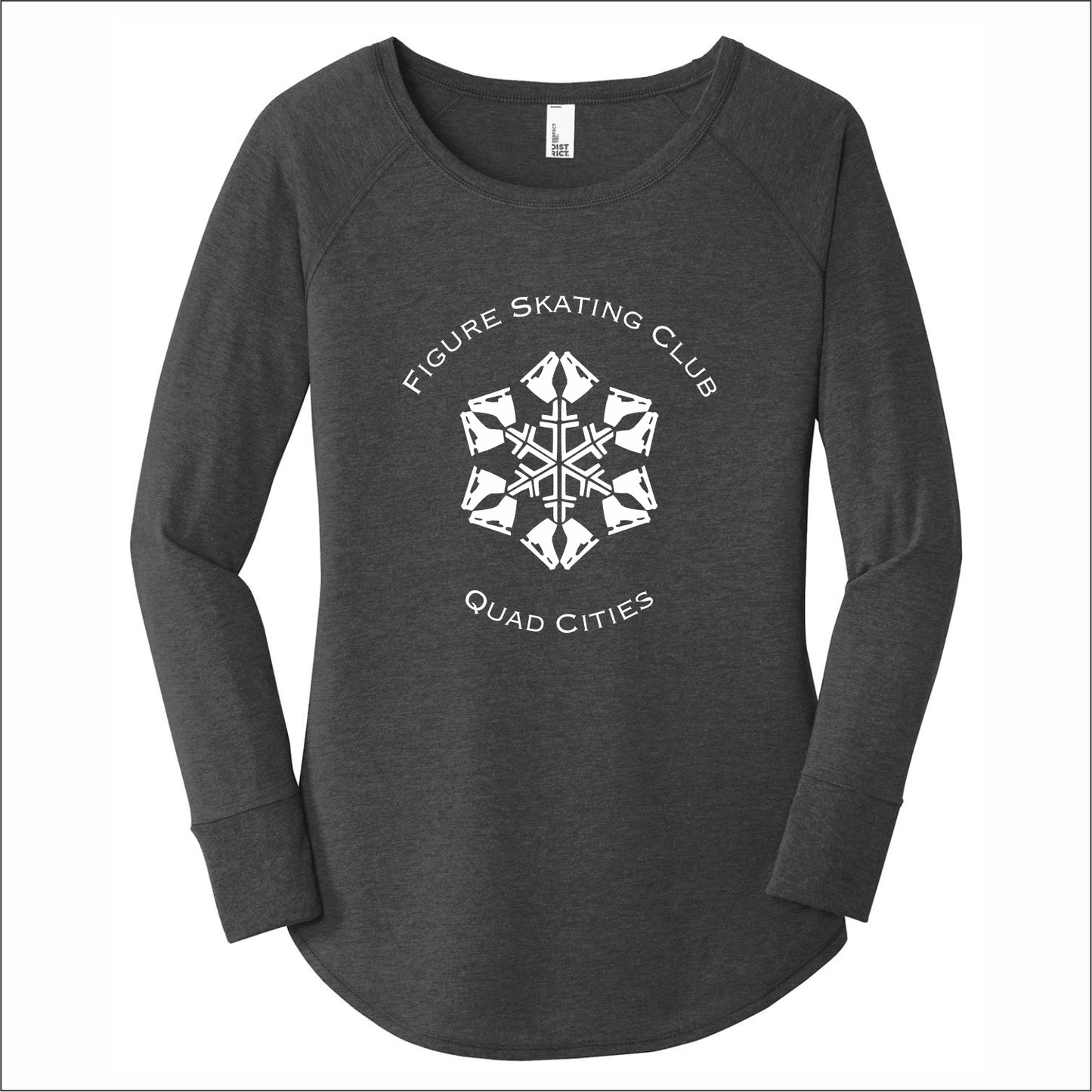 FSCQC Ladies Tri-Blend Long Sleeve Tunic Tee