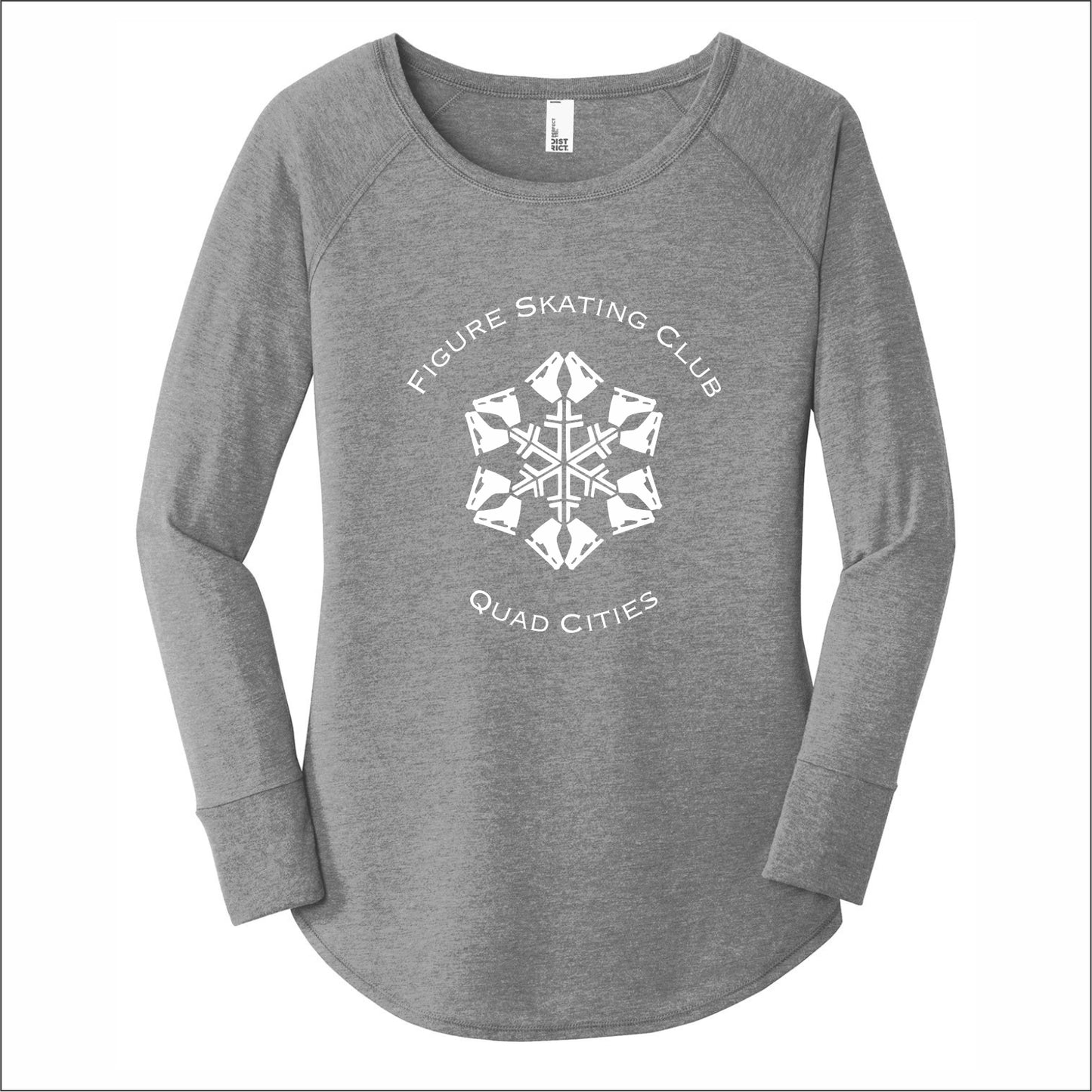 FSCQC Ladies Tri-Blend Long Sleeve Tunic Tee