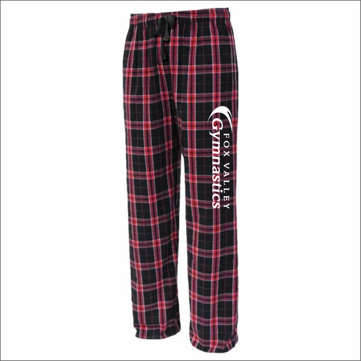 FVPD Gymnastics Plaid Flannel Pants