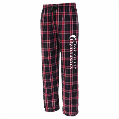 FVPD Gymnastics Plaid Flannel Pants