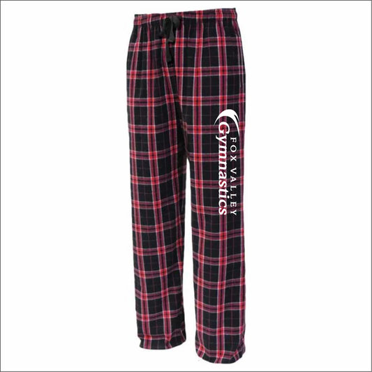 FVPD Gymnastics Plaid Flannel Pants