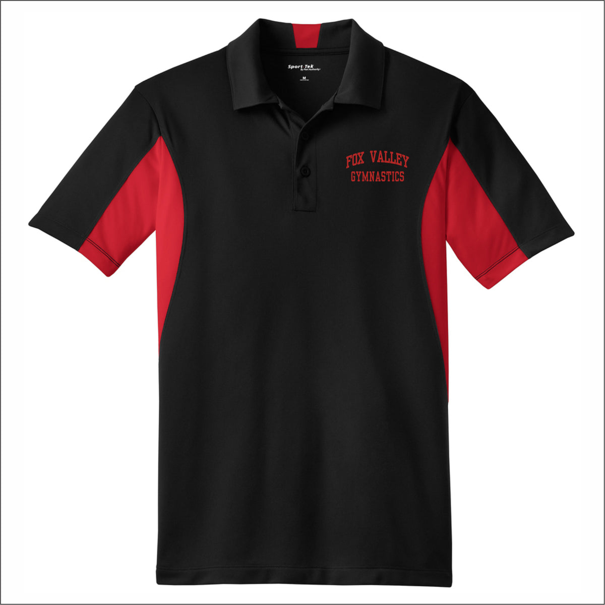 FVPD Gymnastics Performance Side Blocked Polo