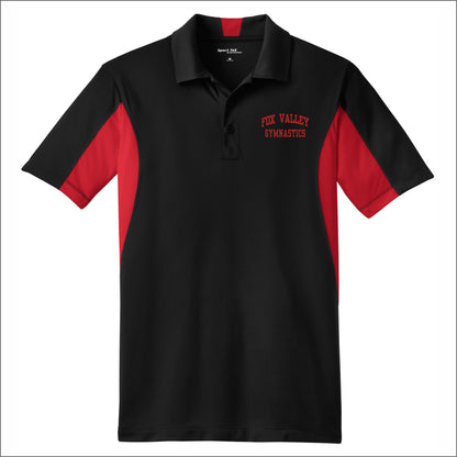 FVPD Gymnastics Performance Side Blocked Polo