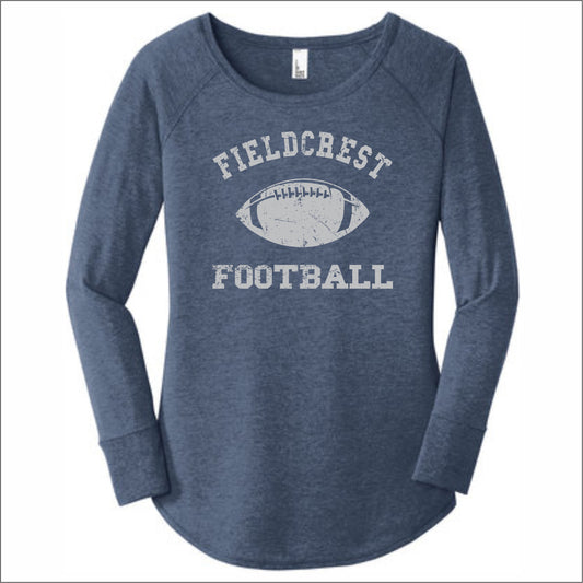 Fieldcrest JFL Ladies Tri-Blend Long Sleeve Tunic Tee