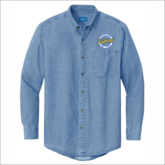 Fairview Elem Staff VA Long Sleeve Denim Shirt