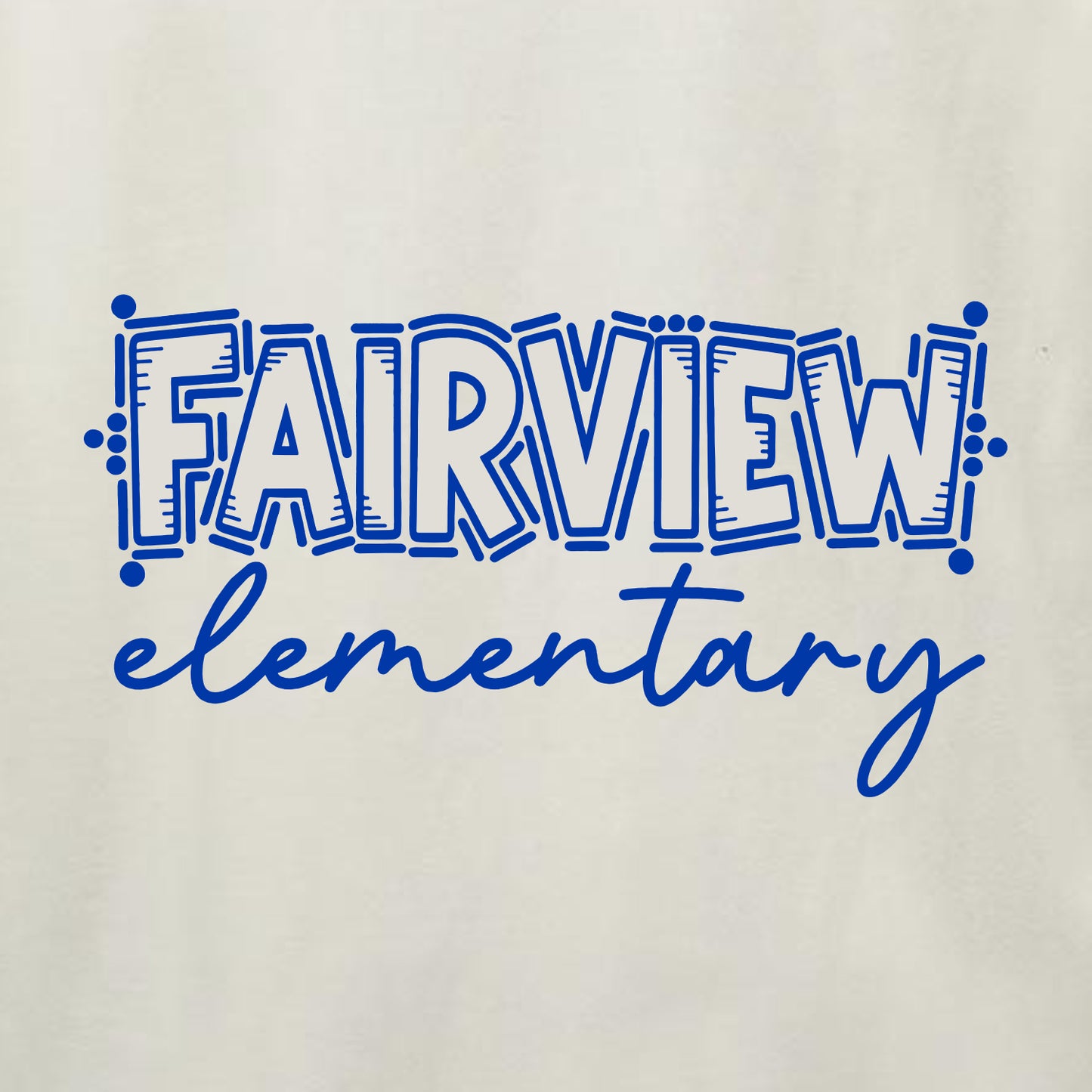 Fairview Elem Staff VA Archive Heavyweight Long Sleeve T-shirt