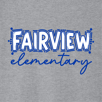 Fairview Elem Staff VA Drive Fleece Colorblock Hoodie