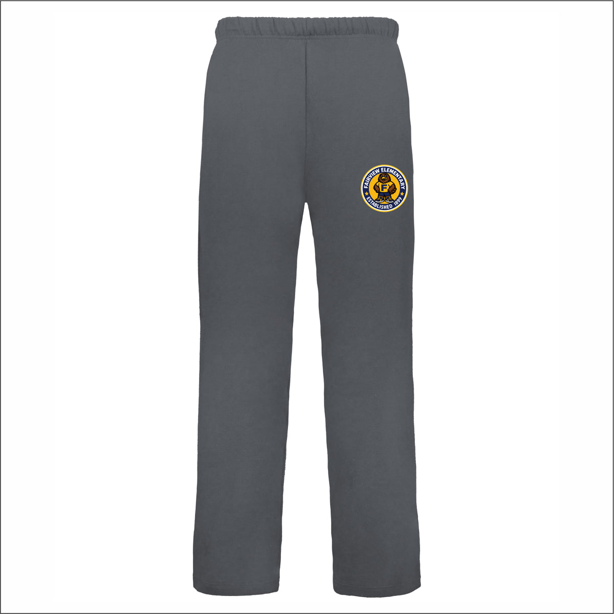 Fairview Elem Staff VA Open Bottom Sweatpants w/pockets