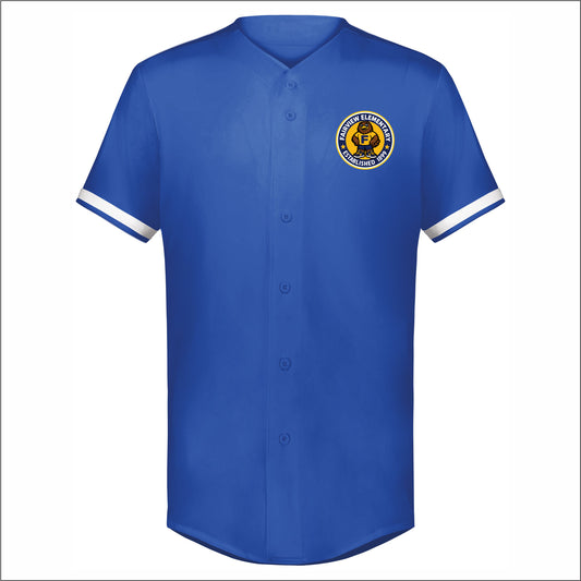 Fairview Elem Staff VA Cutter Full Button Baseball Jersey