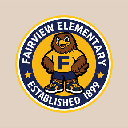 Fairview Elem Staff VA Cotton Canvas Two-Tone Tote