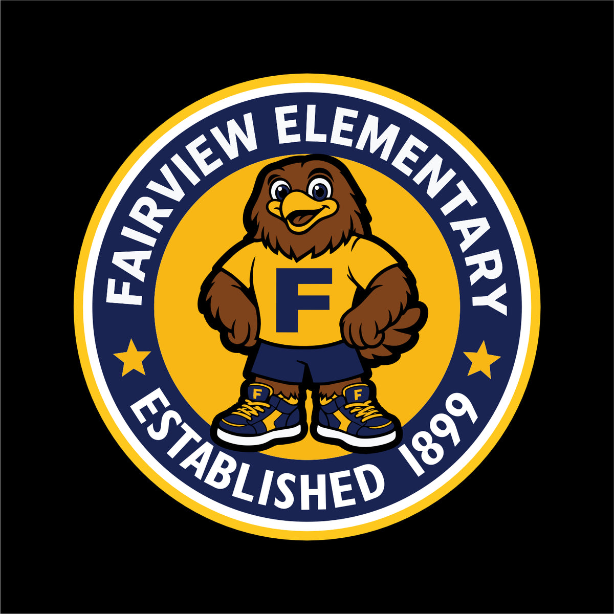 Fairview Elem Staff VA Open Bottom Sweatpants w/pockets