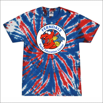 Ferndale EEC Multicolor Tie-Dye T-shirt - Design A