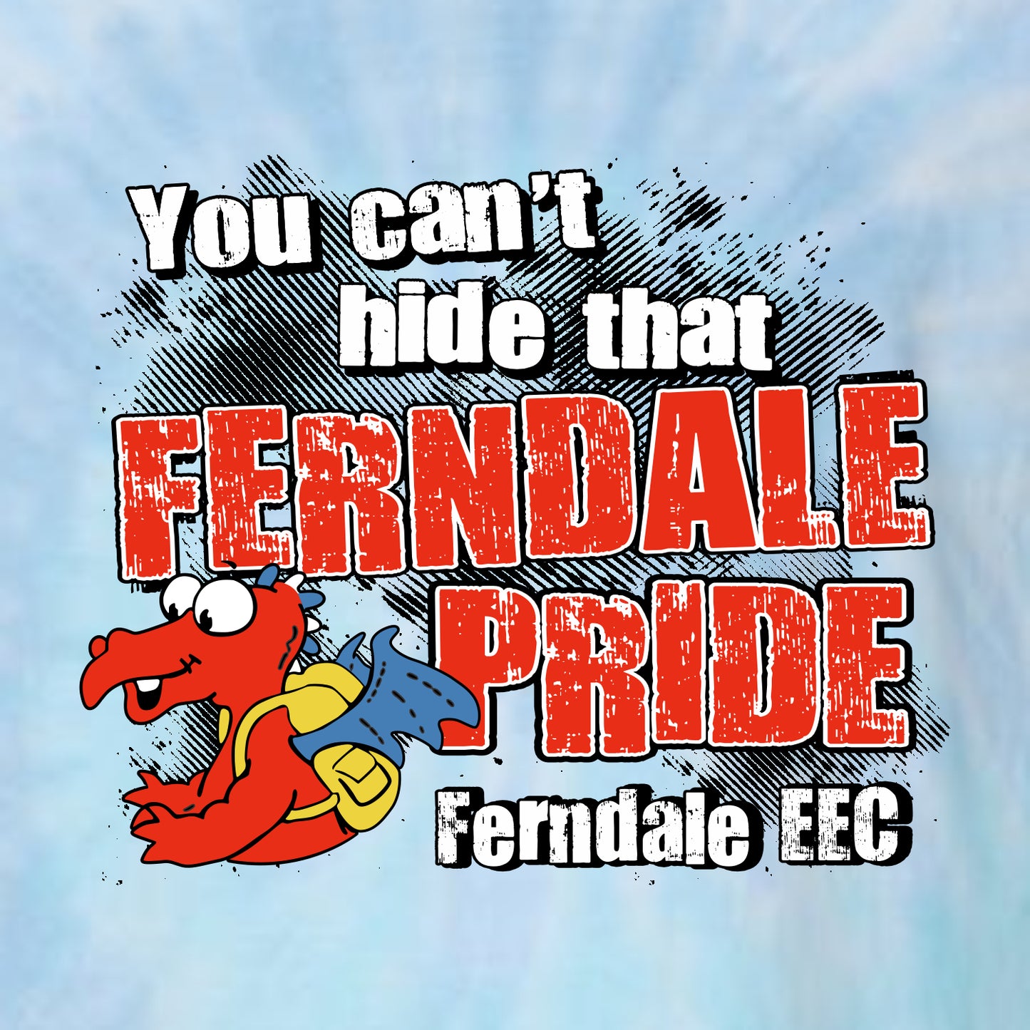 Ferndale EEC Multicolor Tie-Dye T-shirt - Design B