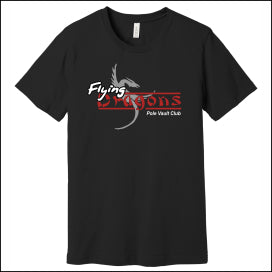 Flying Dragons  Soft Jersey Short Sleeve T-shirt - Des. B