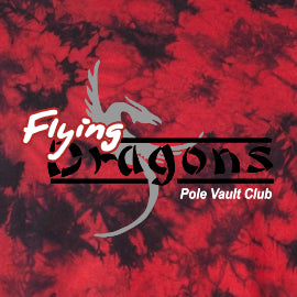 Flying Dragons Crystal Tie-Dye T-shirt