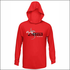 Flying Dragons Performance Hooded Long Sleeve T