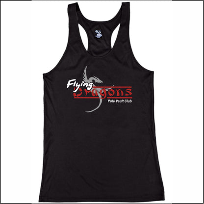 Flying Dragons Ladies Performance Racerback Tank Top