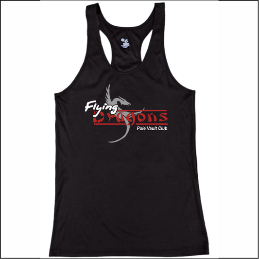 Flying Dragons Ladies Performance Racerback Tank Top