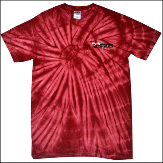 Flying Dragons Multicolor Tie-Dye T-shirt