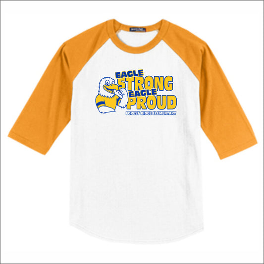 Forest Ridge Elementary 3/4 Sleeve Baseball T-shirt