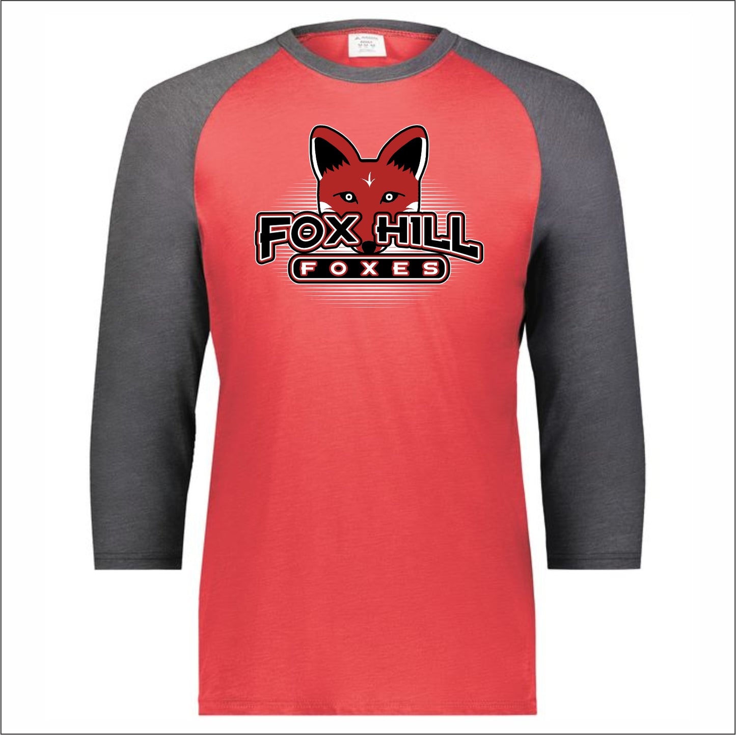 Fox Hill Elementary Gameday Vintage 3/4 Baseball Tee