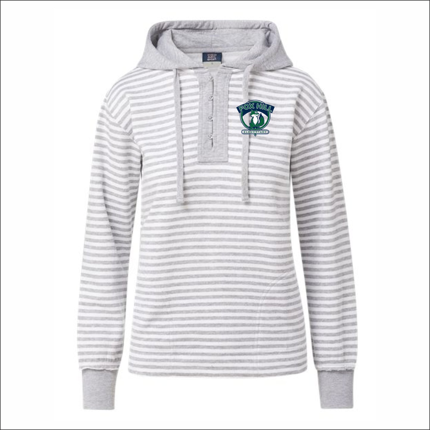 Fox Hill Staff (MA) Ladies Alina Henley Hooded Sweatshirt