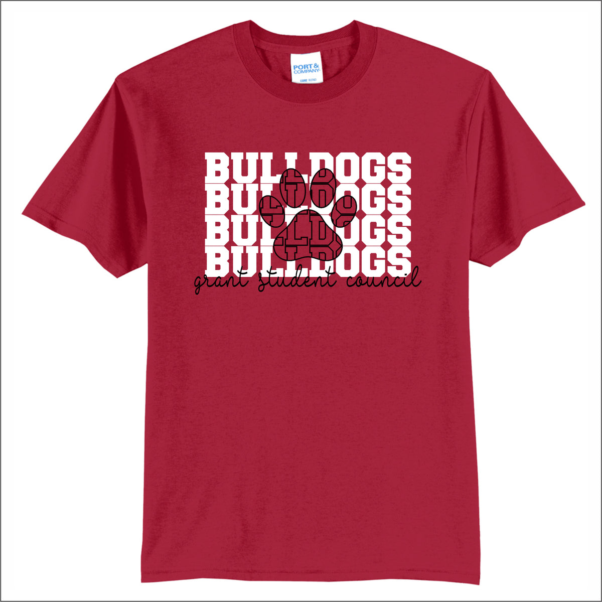 Grant Community HS STUCO 50/50 Short Sleeve T-shirt - Des. B