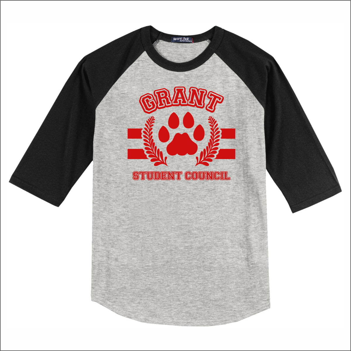 Grant Community HS STUCO 3/4 Sleeve Baseball T-shirt