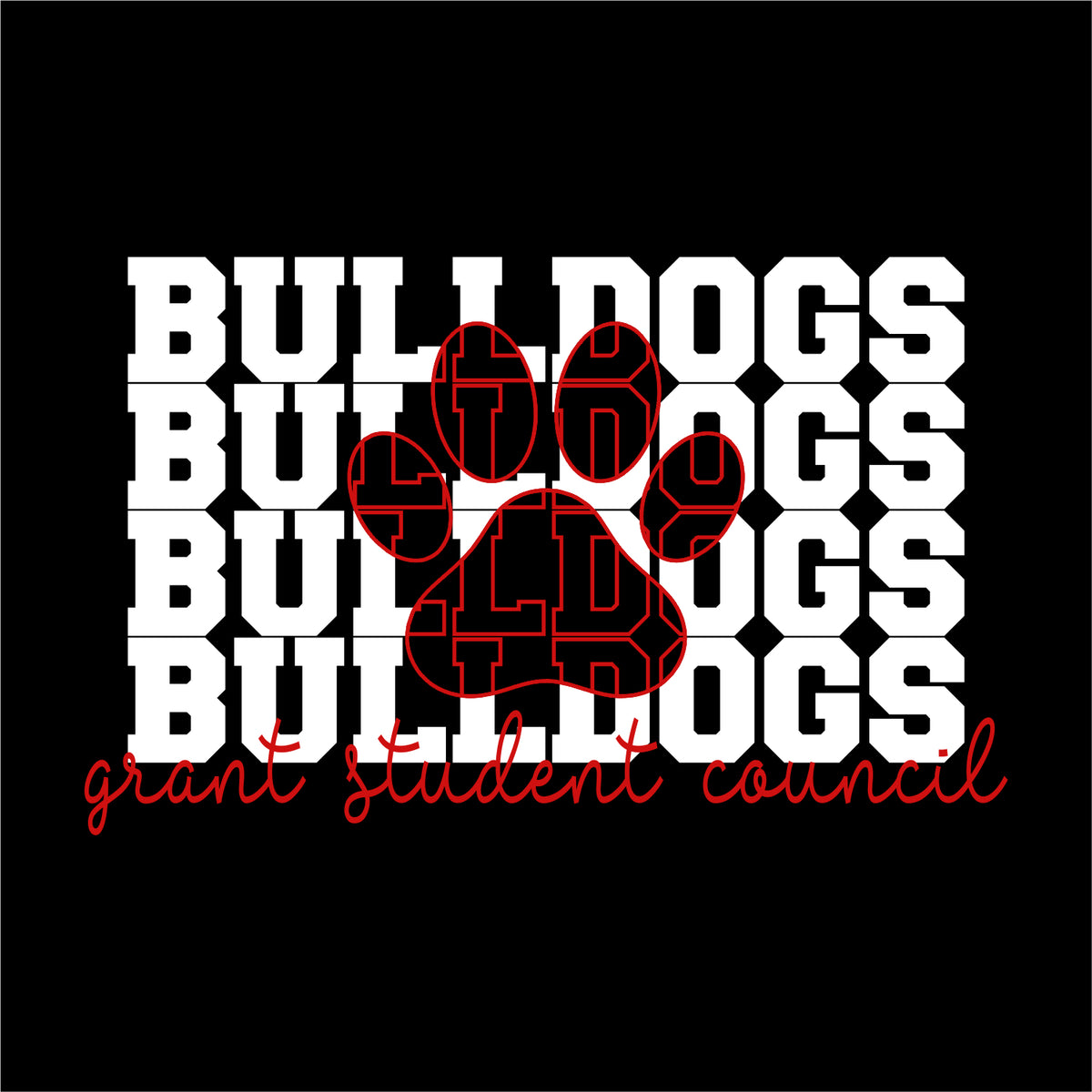 Grant Community HS STUCO 50/50 Short Sleeve T-shirt - Des. B