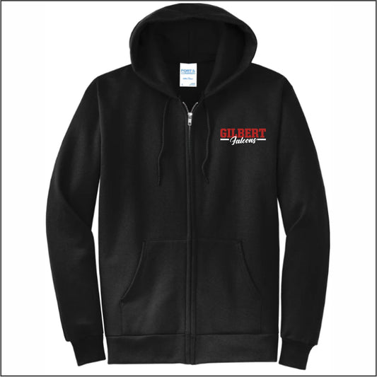 Gilbert Middle School Full-Zip Hooded Sweatshirt