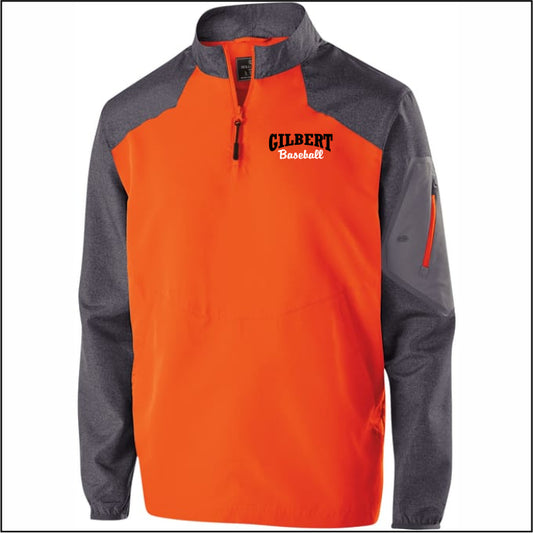 Gilbert MS Baseball Raider Long Sleeve Pullover Shell