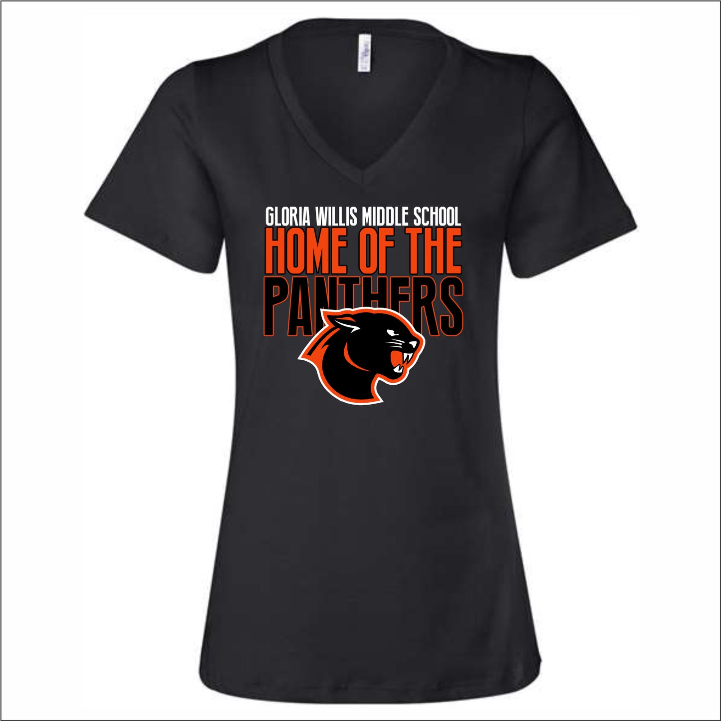 GWMS Ladies Relaxed V-Neck Tee